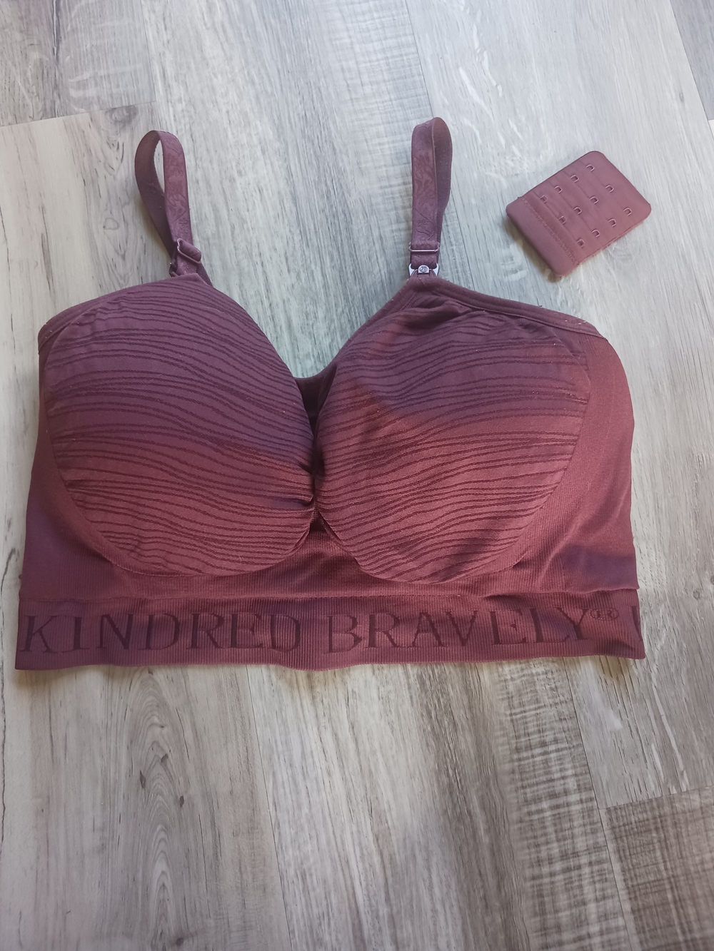 Kindred Bravely Rose-Mauve Nursing & Pumping Bra